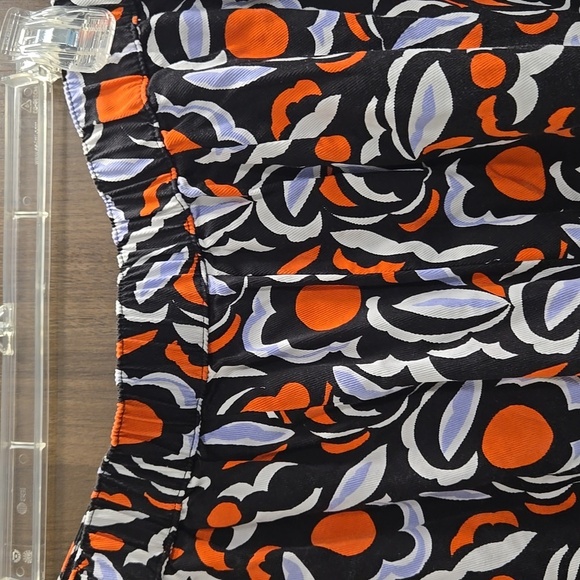 Anthropologie Breezy Straight Pant Red Motif Print Pants-Size 2 - Picture 9 of 17